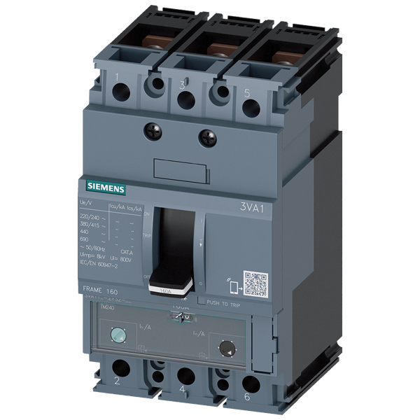 3VA1180-3EF32-0AA0 New Siemens Circuit Breaker
